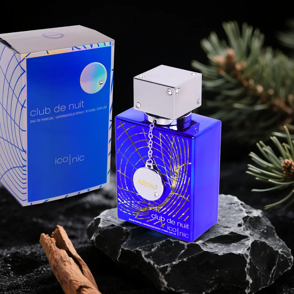 Armaf Club de Nuit Blue Iconic for Men Eau de Parfum Spray, 3.6 Ounce, Long-lasting Fragrance For MEN's Cologne