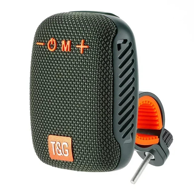 TG392 Outdoor Bicycle Portable Mini Bluetooth Speaker Waterproof FM Radio Supports TWS/TF/AUX Subwoofer Bicycle Wireless Speaker