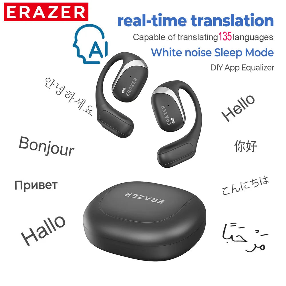 ERAZER X9 Wireless Headphones OWS Sports Open Bluetooth Earphones with Mic Noise Reduction Waterproof