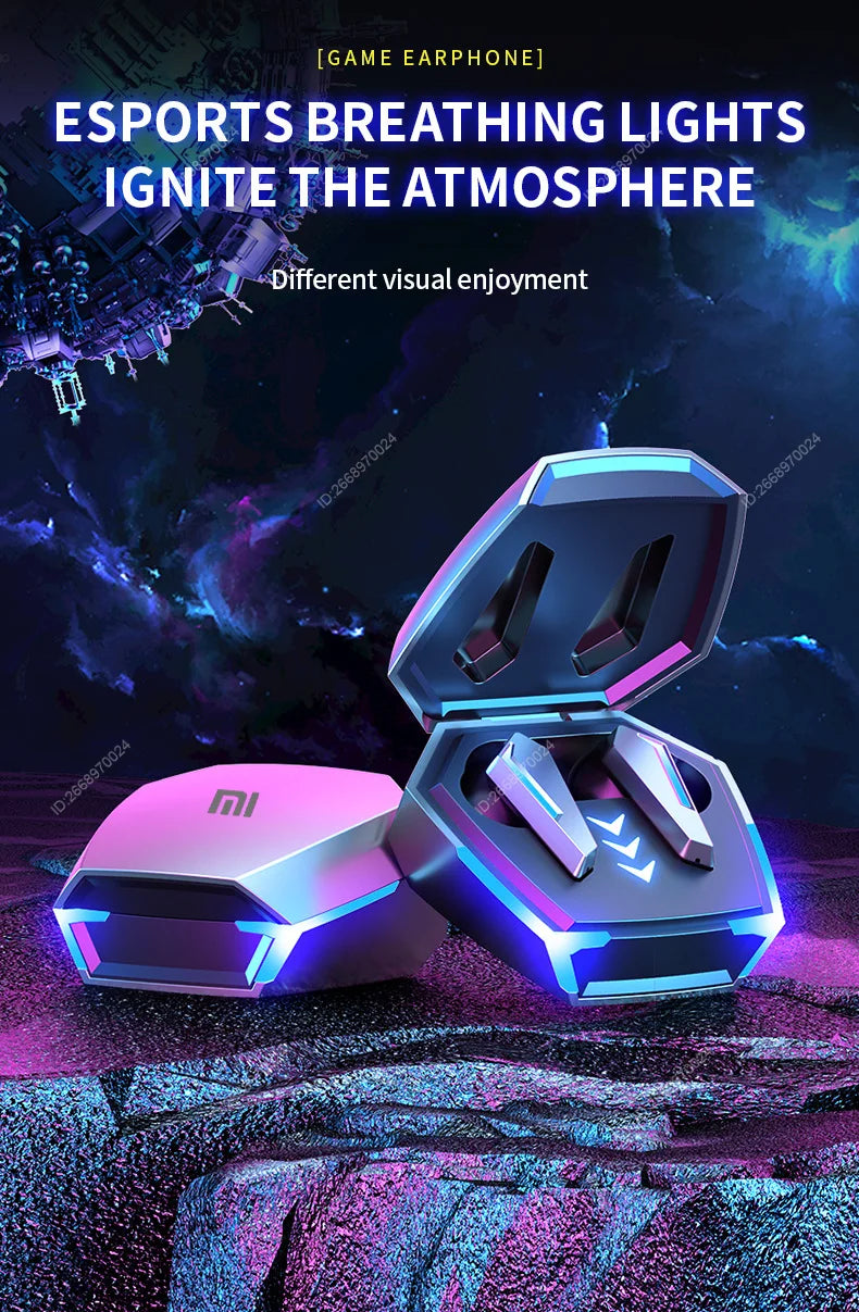 Xiaomi Redmi Wireless Bluetooth Game Earphones with Mic for Gaming Sports Hifi Headset