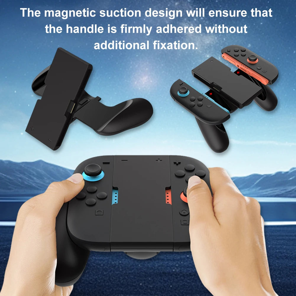 Charging Grip for Nintendo Switch 2 Joy-Con Portable Charger Dock with USB-C Cable and Charge Indicator