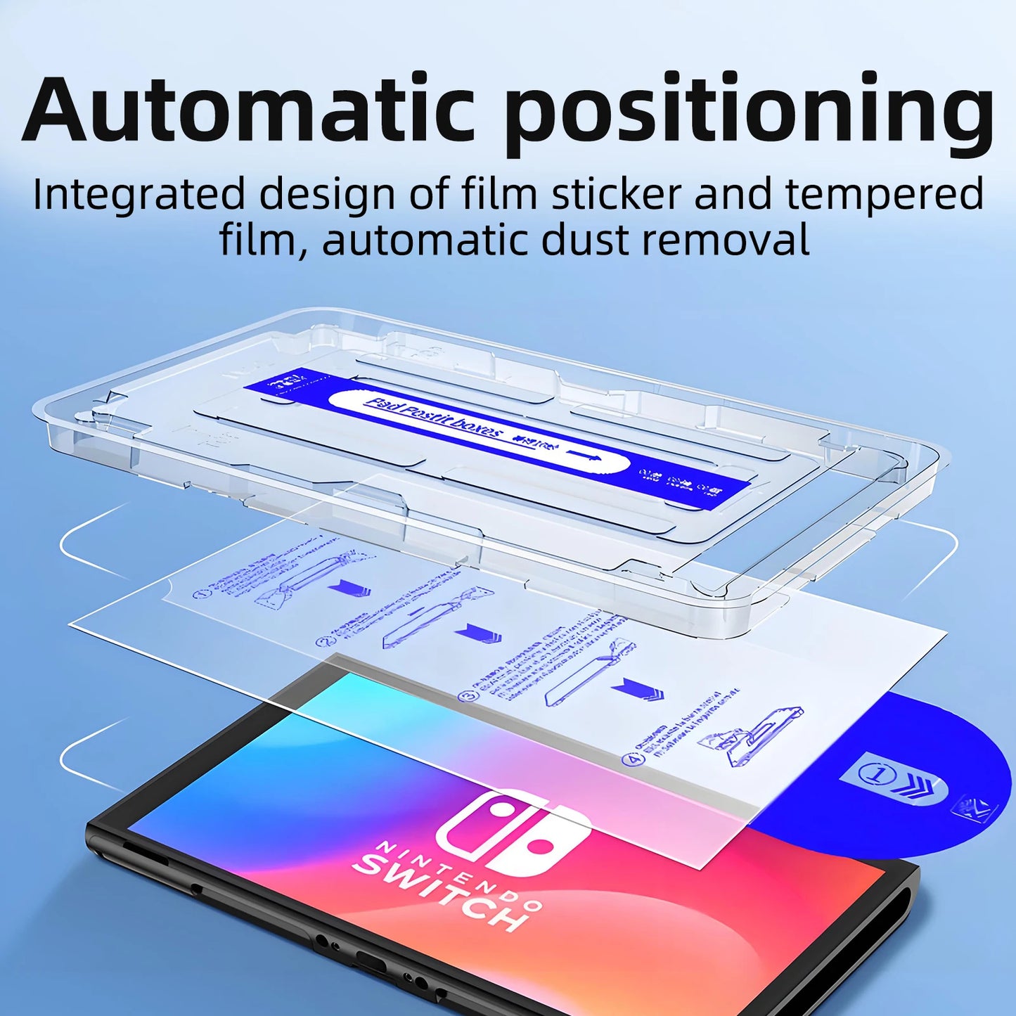 Screen Protector for Nintendo Switch 2 2025 9H Tempered Glass Switch2 Anti-Scratch & Bubble-Free Installation Kit