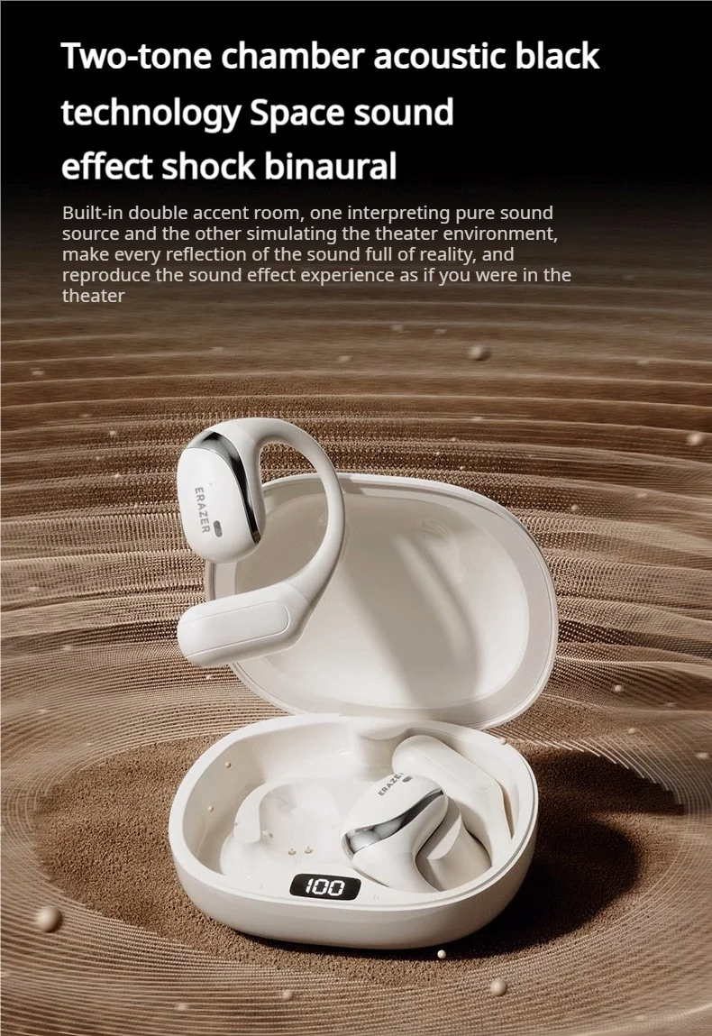 ERAZER X9 Wireless Headphones OWS Sports Open Bluetooth Earphones with Mic Noise Reduction Waterproof