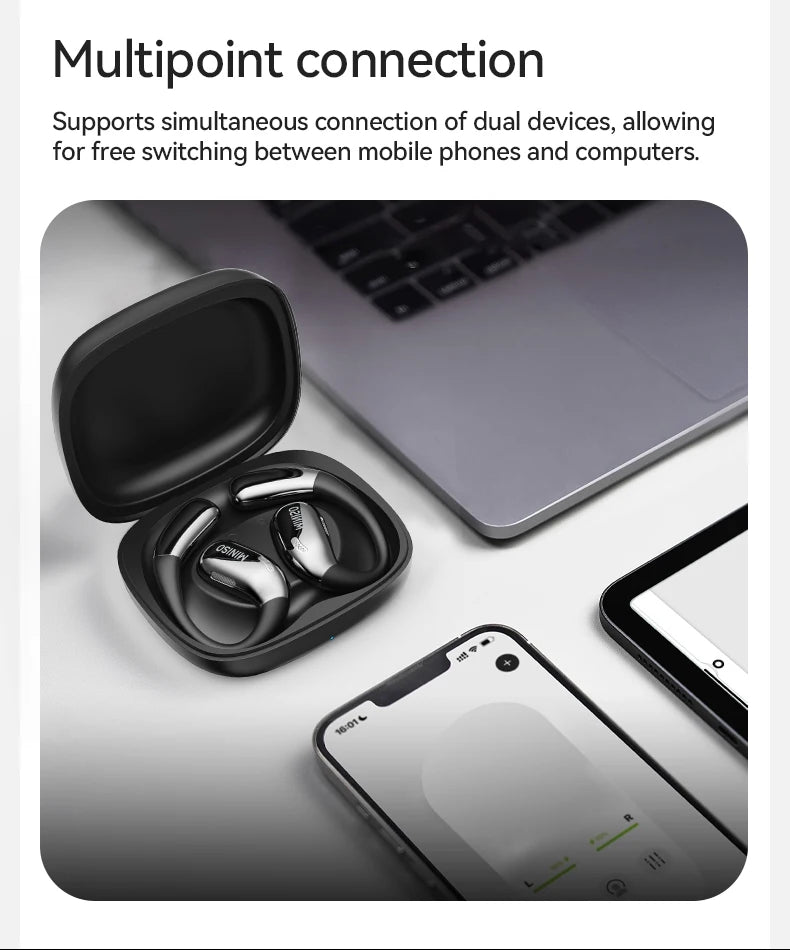MINISO X28 Bluetooth Headset 5.4 Office Headphones ASMR Headset Wireless Headphones with Mic