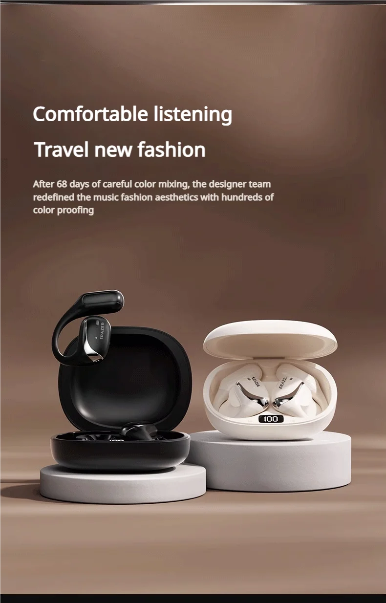 ERAZER X9 Wireless Headphones OWS Sports Open Bluetooth Earphones with Mic Noise Reduction Waterproof