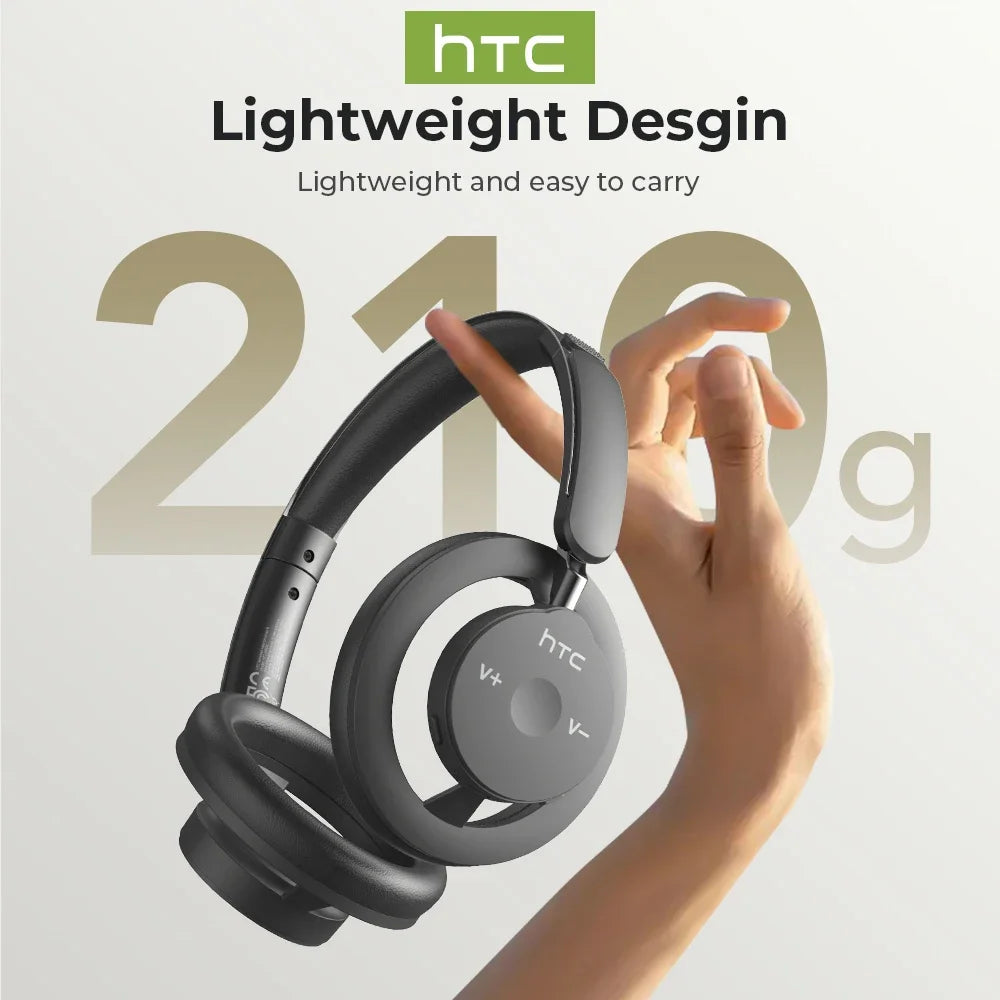 HTC HP06 Open-Ear Wireless Headphones Bluetooth V6.0 Airy Foldable AI Translate Headset