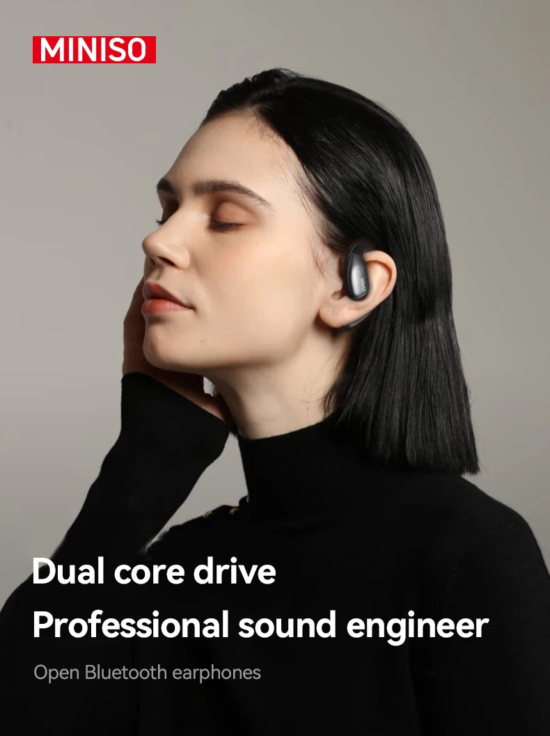 MINISO X28 Bluetooth Headset 5.4 Office Headphones ASMR Headset Wireless Headphones with Mic