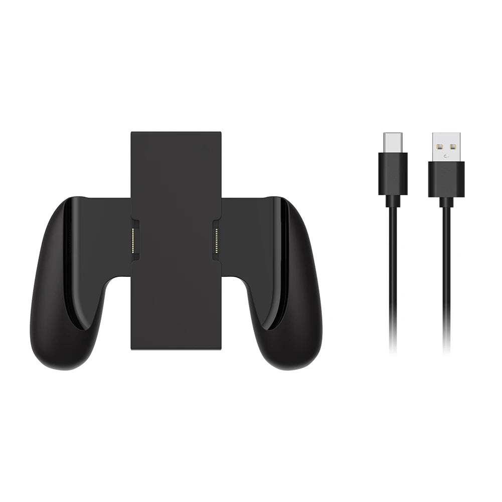 Charging Grip for Nintendo Switch 2 Joy-Con Portable Charger Dock with USB-C Cable and Charge Indicator
