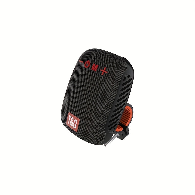 Outdoor Cycling Portable Speaker, a Compact Wireless Speaker for Cycling, Features IPX5 and TWS Capabilities. It Supports FM, TF Cards and USB Drives