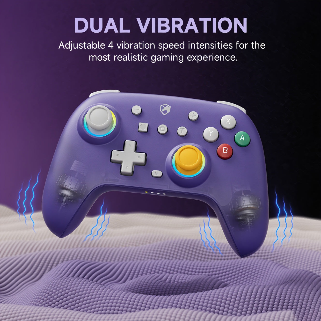 Wireless Controller for Nintendo Switch Oled/Switch/Lite, Wake-Up, Turbo, 6-Axis Gyro, Programmable for PC/Phone