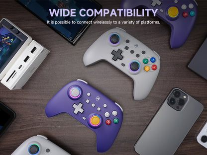 Wireless Controller for Nintendo Switch Oled/Switch/Lite, Wake-Up, Turbo, 6-Axis Gyro, Programmable for PC/Phone