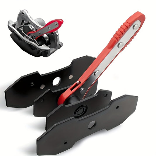 Brake Caliper Compression Tool, Brake Caliper Tool With 360 Degree Swing Ratchet, Brake Caliper Piston Compression Tool With 2pcs Spacers, Suitable For Auto Repair, Red
