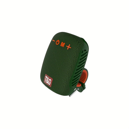 Outdoor Cycling Portable Speaker, a Compact Wireless Speaker for Cycling, Features IPX5 and TWS Capabilities. It Supports FM, TF Cards and USB Drives