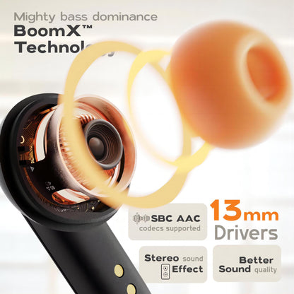 TWS Wireless Earbuds BT 5.4 Low Latency Long Range Earphones Microphone Noise Reduction Fast Charging Game Mode Play Game Listen Music Headset