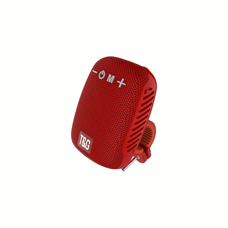 Outdoor Cycling Portable Speaker, a Compact Wireless Speaker for Cycling, Features IPX5 and TWS Capabilities. It Supports FM, TF Cards and USB Drives