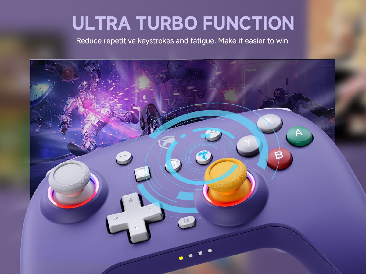 Wireless Controller for Nintendo Switch Oled/Switch/Lite, Wake-Up, Turbo, 6-Axis Gyro, Programmable for PC/Phone