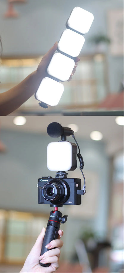 VIJIM VL81 LED Video Light Camera Light 3200-5600K 850LM 6.5W With Cold Shoe Mini Vlog Fill Light 3000mAh Panel Lamp Photography