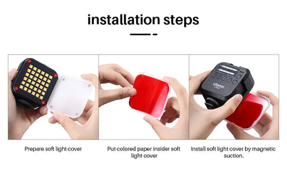VIJIM VL81 LED Video Light Camera Light 3200-5600K 850LM 6.5W With Cold Shoe Mini Vlog Fill Light 3000mAh Panel Lamp Photography