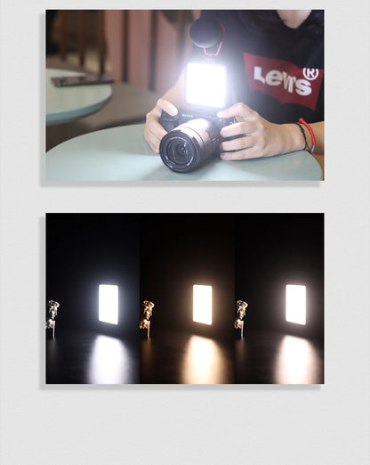 VIJIM VL81 LED Video Light Camera Light 3200-5600K 850LM 6.5W With Cold Shoe Mini Vlog Fill Light 3000mAh Panel Lamp Photography