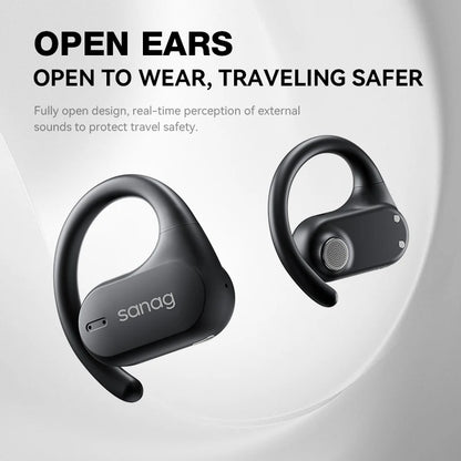 Sanag Z7 Pro Ear Hook Bluetooth Earphones Open Ear Hifi Sound Headphones 8 Hours Playback Wireless Headset Waterproof Earbuds