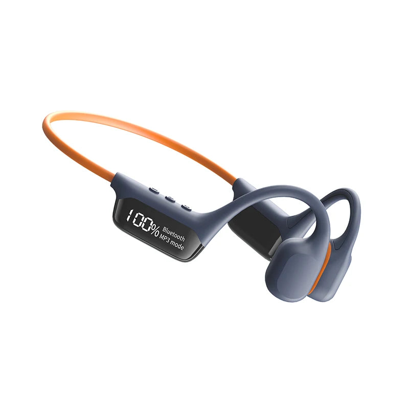 S10 Bluetooth 5.4 True Bone Conduction Headphones IPX8 Waterproof DT5.0 MP3 Built-in 32GB Memory LED Digital Display For Swiming