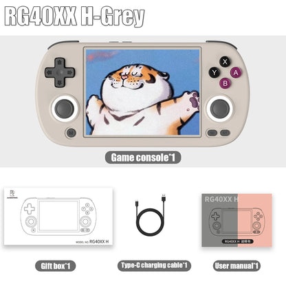 ANBERNIC RG40XX H Handheld Game Console 4.0-in 640*480 IPS Screen 3200mAh 64 Bit System With RGB Light Built in 5K+Games RG40XXH