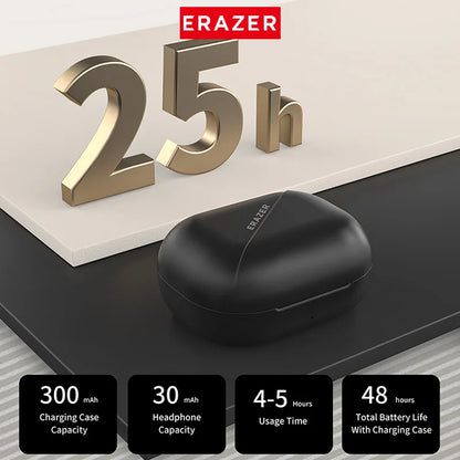 ERAZER XT91 Earphones Bluetooth TWS Headphones Wireless Mini Lenovo Earbuds with Mic Color Transparent Headsets Portable