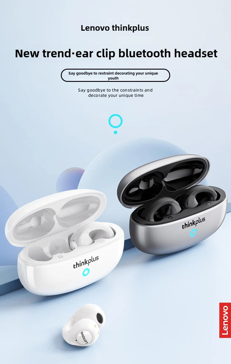 Erazer XT83 II Ear Clip TWS Wireless Headphones Bluetooth 5.2 Earphones Touch Control HD Call Earbuds Sports Headset with Mic