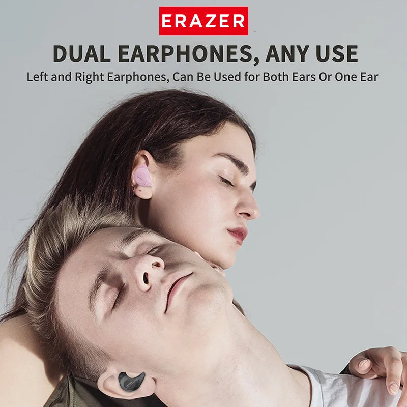 ERAZER XT91 Earphones Bluetooth TWS Headphones Wireless Mini Lenovo Earbuds with Mic Color Transparent Headsets Portable