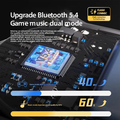 ERAZER X15 pro Bluetooth 5.4 Earphones Sports Wireless Headphones Ear Hook Game Erazer Earbuds with Mic for IOS Android | 1