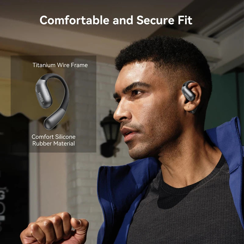 MINISO X28 Bluetooth Headset 5.4 Sports Headset Button Control Noise Reduction Headphones