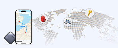 【2-Pack】 Smart Tag Bluetooth Tracker, Keys Finder Item Locator SmartTag Up to 2 Year Battery For iPhone Apple Find My (only IOS)