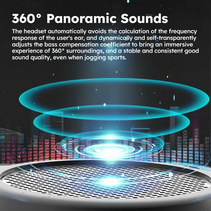 Monster AuraFit X02 Open Ear Bluetooth 5.4 Earphones 360° Stereo Sound Air Conduction Headphones OWS Bluetooth Ear Hook Ear Buds