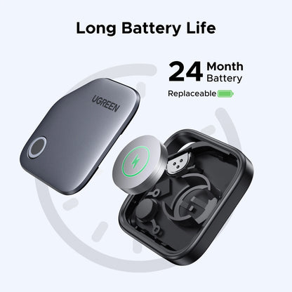 【2-Pack】 Smart Tag Bluetooth Tracker, Keys Finder Item Locator SmartTag Up to 2 Year Battery For iPhone Apple Find My (only IOS)