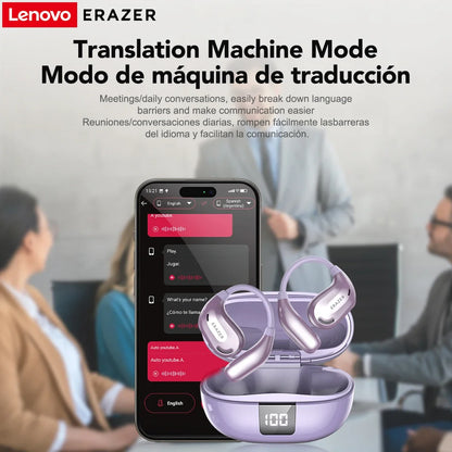 ERAZER XT66PRO Bluetooth Earphones ASMR Headsets DIY APP AI Translator Earbuds Wireless Headphones 13 Hours long life Display | 2