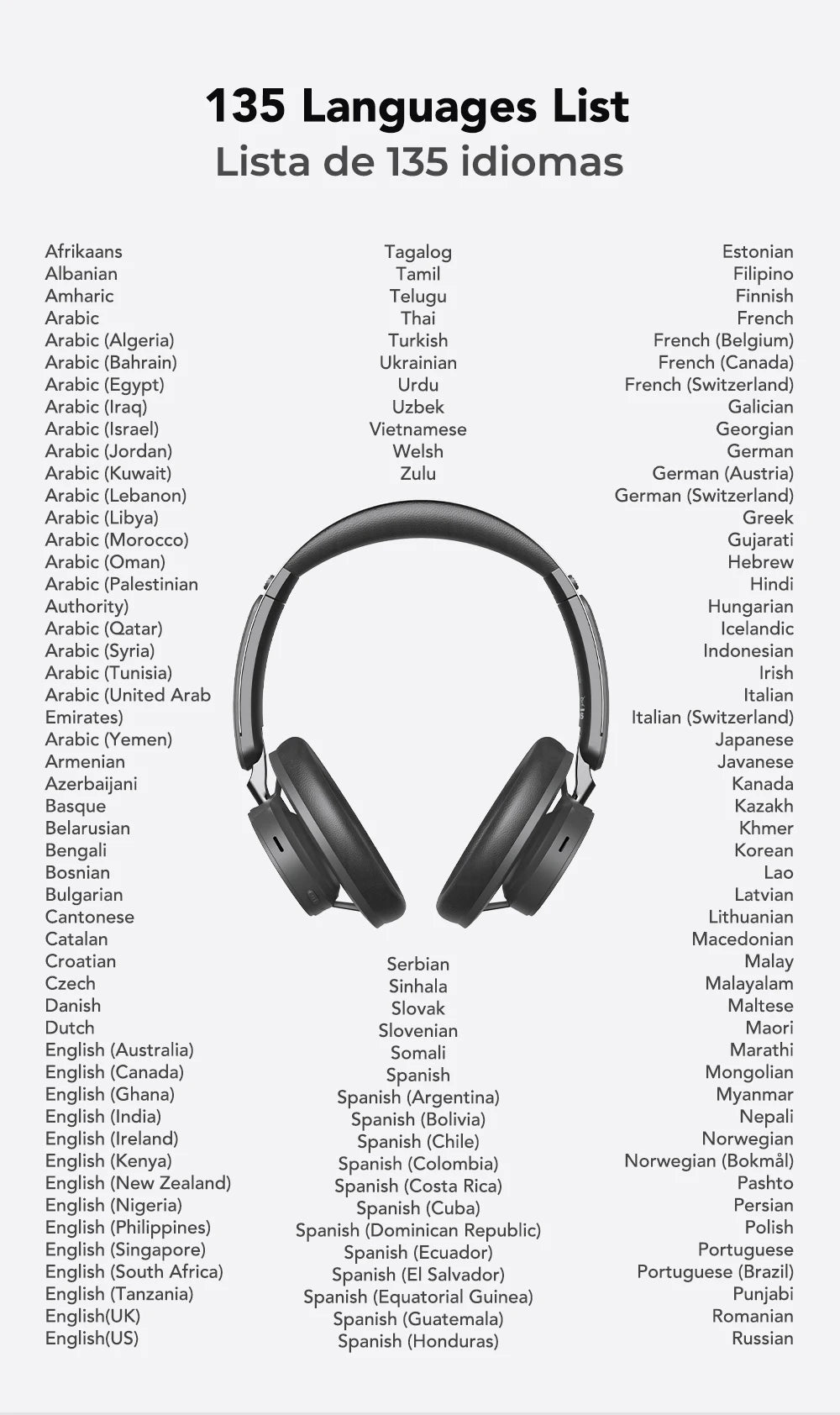 HTC HP06 Open-Ear Wireless Headphones Bluetooth V6.0 Airy Foldable AI Translate Headset