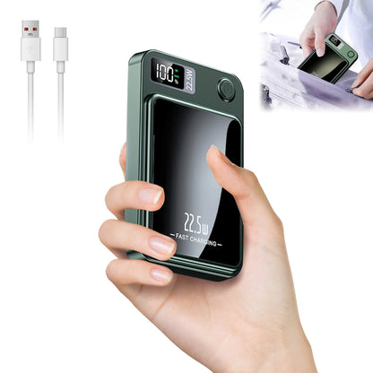 10000mAh Magnetic Charger Power Bank Wireless 22.5W USB-C Foldable Stand LED Display For IPhone 16/15/14/13/12