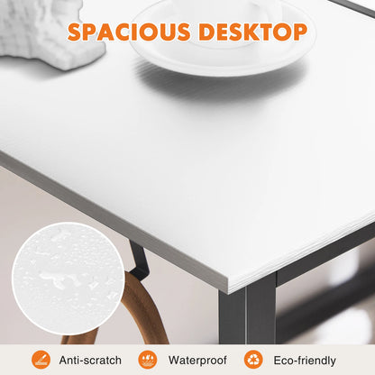 Computer Desk Writing Study Office Gaming Table Modern Simple Style Compact with Side Bag