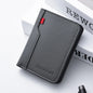 1PC New Ultra-thin Mini Soft PU Leather Credit Card Wallet Holder Short Vertical High Quality Men's Wallet