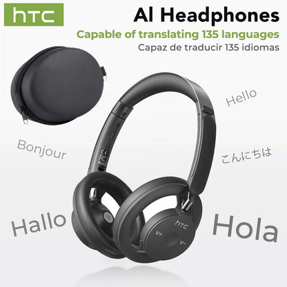HTC HP06 Open-Ear Wireless Headphones Bluetooth V6.0 Airy Foldable AI Translate Headset
