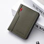 1PC New Ultra-thin Mini Soft PU Leather Credit Card Wallet Holder Short Vertical High Quality Men's Wallet