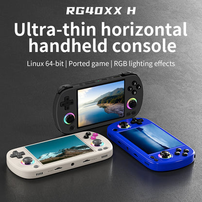 ANBERNIC RG40XX H Handheld Game Console 4.0-in 640*480 IPS Screen 3200mAh 64 Bit System With RGB Light Built in 5K+Games RG40XXH