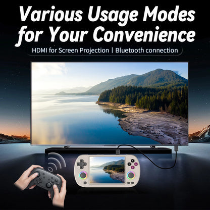 ANBERNIC RG40XX H Handheld Game Console 4.0-in 640*480 IPS Screen 3200mAh 64 Bit System With RGB Light Built in 5K+Games RG40XXH