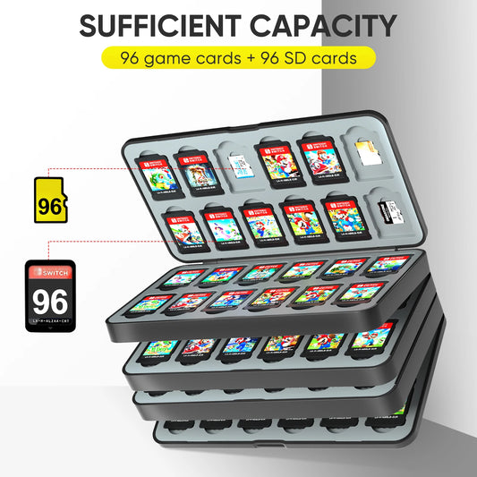 96 in 1 Storage Game Cards Case For Nintendo Switch OLED Protective Cards Case For Switch/Switch Lite