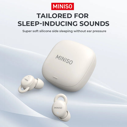 MINISO X10 Wireless Bluetooth 5.4 Earphones Sleep Wireless Headphones With Mic Touch Control Noise Cancelling Super Long Endur