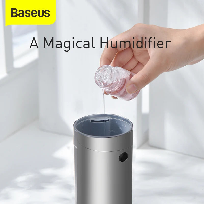 Baseus Car Oil Diffuser Humidifier Auto Air Purifier Air Freshener with LED Light For Car Aroma Aromatherapy