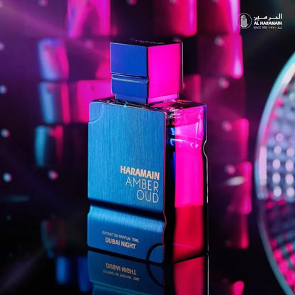 Al Haramain Amber Oud - Dubai Night Edition for Unisex - Oriental Woody Fragrance - Long Lasting Cologne - 2.0oz