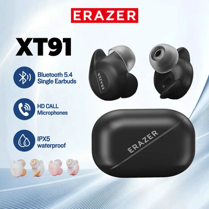 ERAZER XT91 Earphones Bluetooth TWS Headphones Wireless Mini Lenovo Earbuds with Mic Color Transparent Headsets Portable