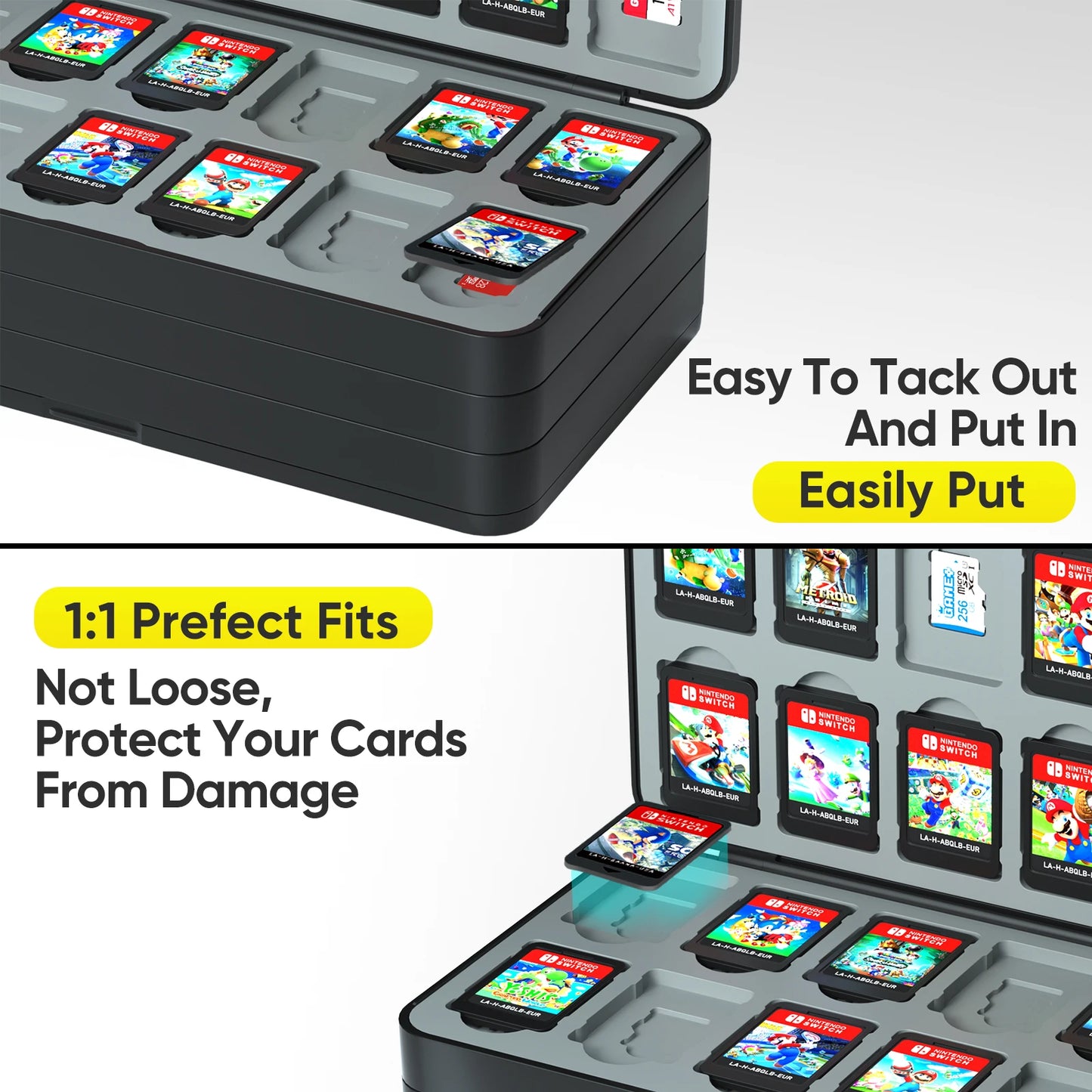 96 in 1 Storage Game Cards Case For Nintendo Switch OLED Protective Cards Case For Switch/Switch Lite
