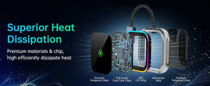 2025 New iPhone Wireless Carplay Adapter Mini Android Auto Adapter Plug & Play Apple Carplay Dongle Wifi Bluetooth Connected
